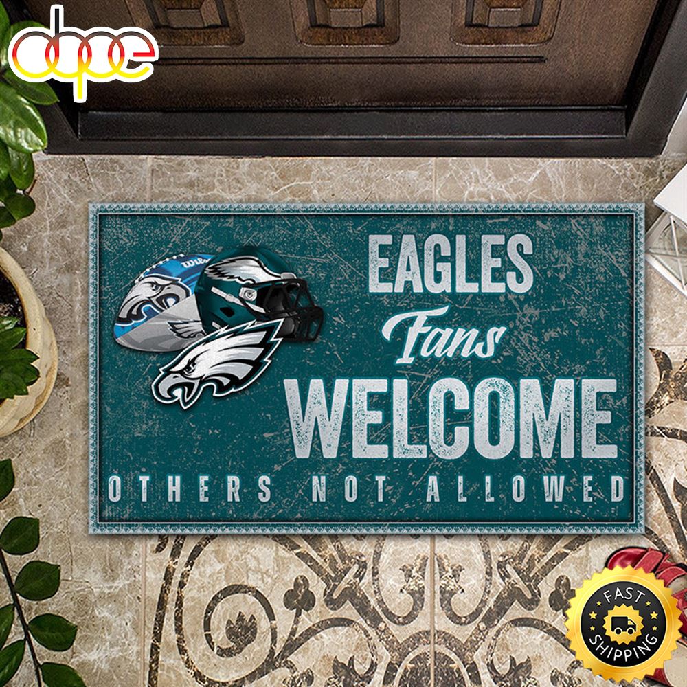 NFL Philadelphia Eagles Fans Welcome All Over Print 3d Doormats
