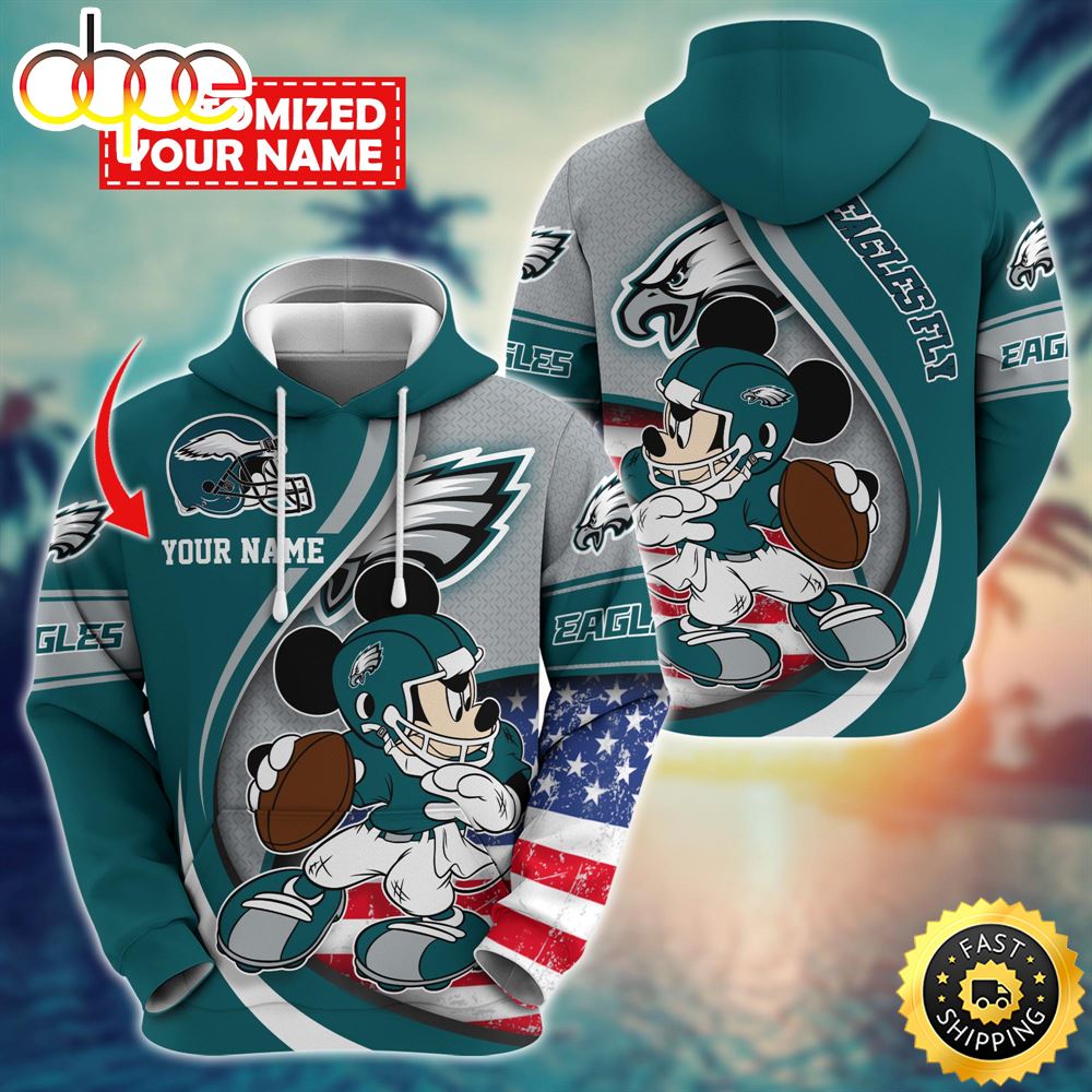 NFL Philadelphia Eagles Mickey Custom Hoodie Trending Shirt