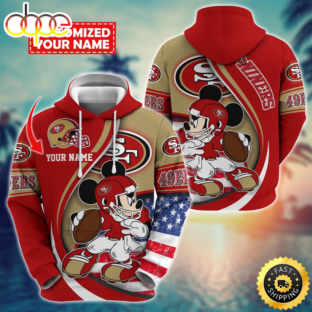 NFL San Francisco 49ers Mickey Custom Hoodie Trending Shirt