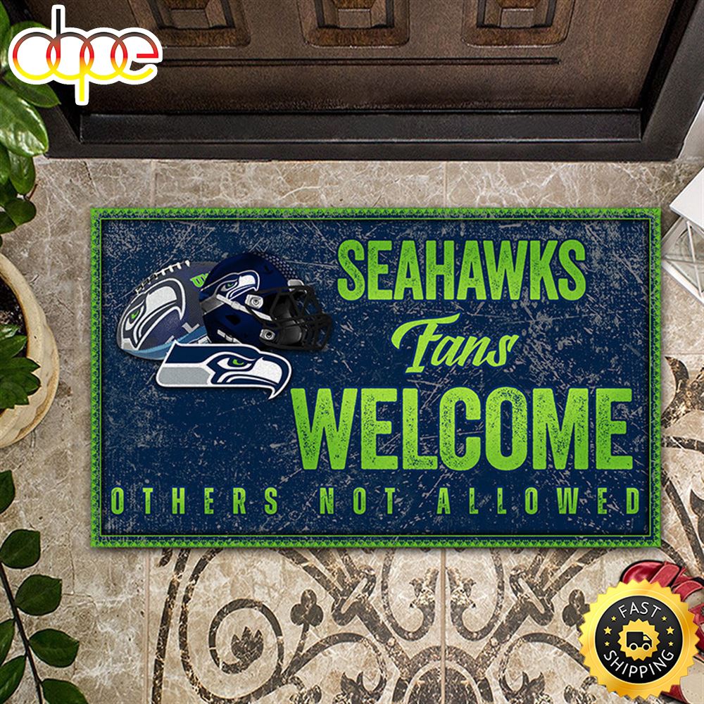 NFL Seattle Seahawks All Over Print 3d Doormats