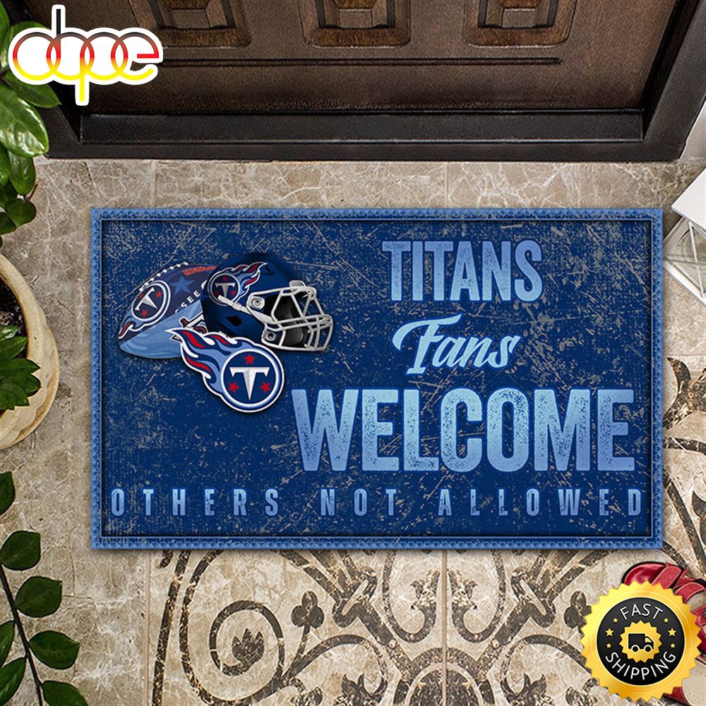 NFL Tennessee Titans All Over Print 3d Doormats