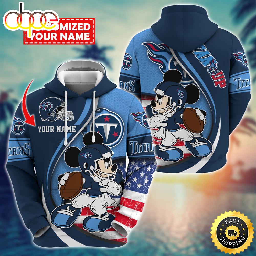 NFL Tennessee Titans Mickey Custom Hoodie Trending Shirt