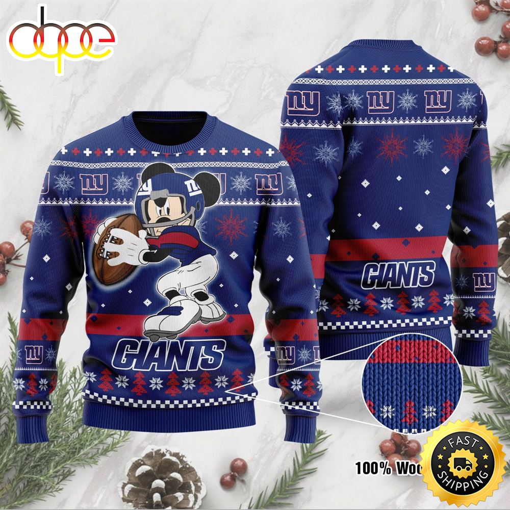New York Giants Mickey Mouse Funny Ugly Christmas Sweater Perfect Holiday Gift Exdykd.jpg