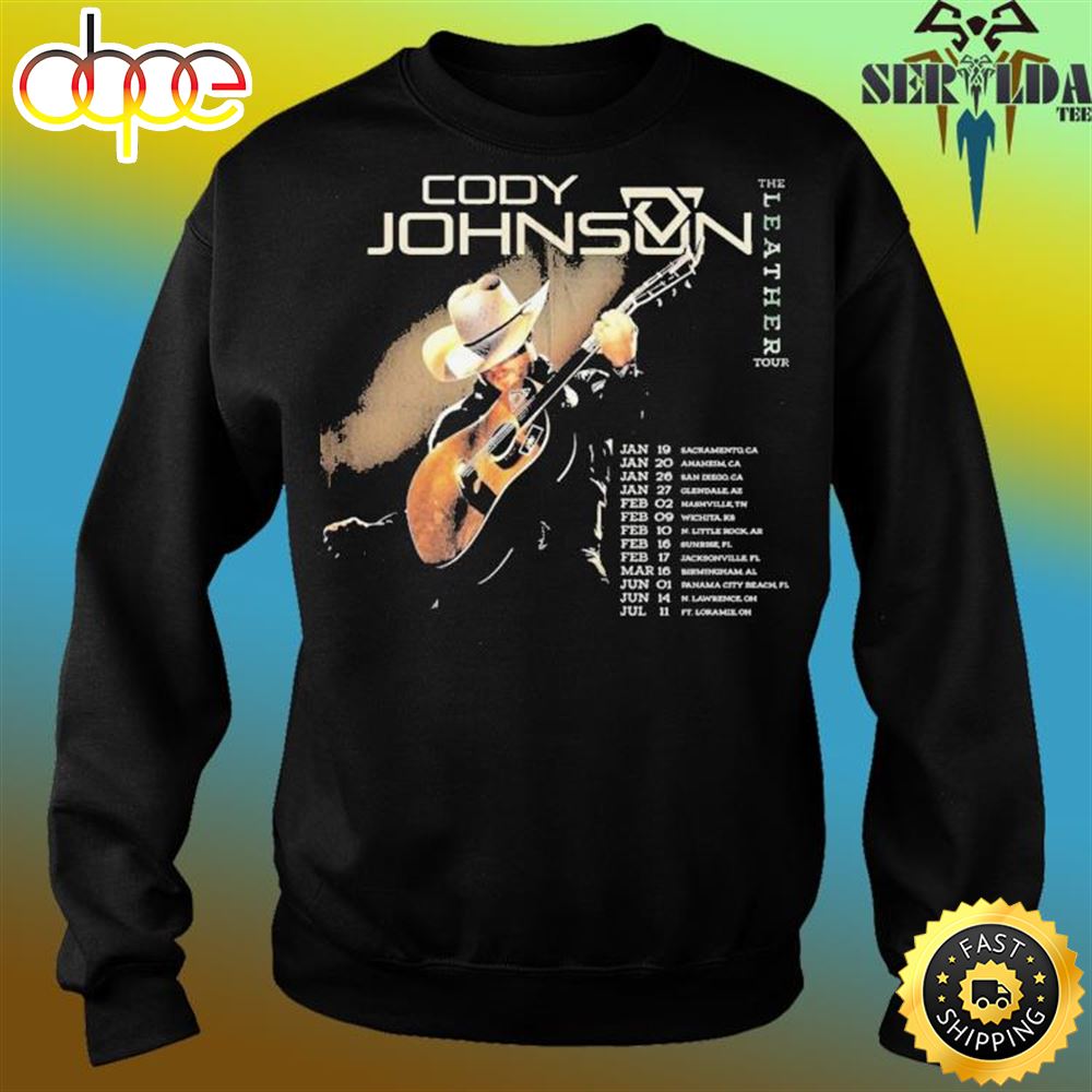 Official Cody Johnson The Leather Tour 2024 Shirt