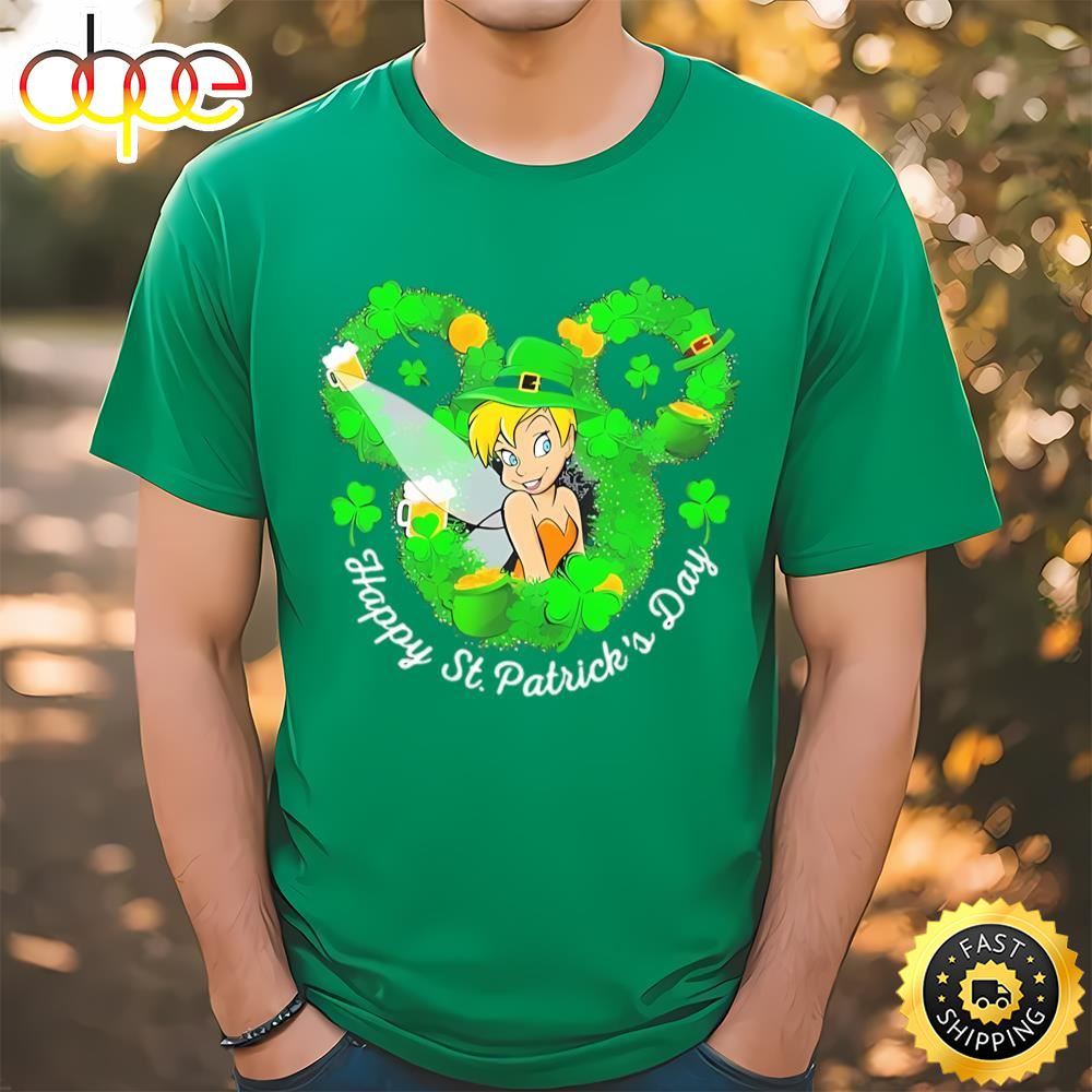 Official Tinker Bell Tinkerbell Happy St. Patrick’s Day T Shirt T Shirt
