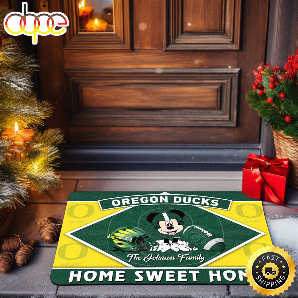 Oregon Ducks Doormat Custom Your Family Name Sport Team And MK Doormat FootBall Fan Gifts EHIVM 52722 ArtsyWoodsy.Com Rs3sfr.jpg