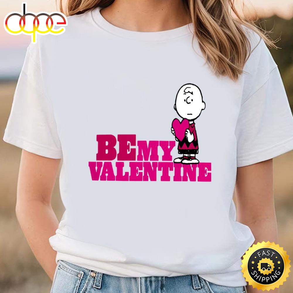 Peanuts Charlie Brown Be My Valentine Baby T Shirt