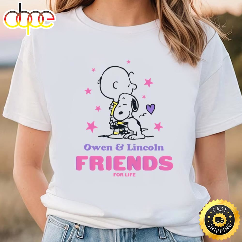 Peanuts Friends For Life Valentine T Shirt