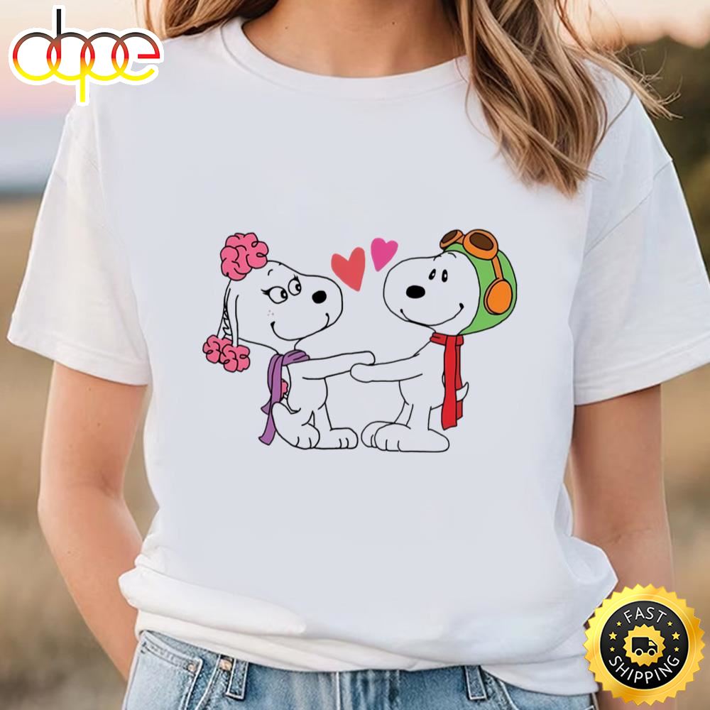 Peanuts Snoopy And Fifi Valentine Shirt