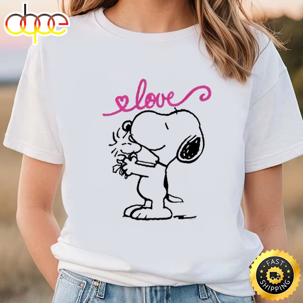 Peanuts Snoopy Be My Valentine Heart Shirt