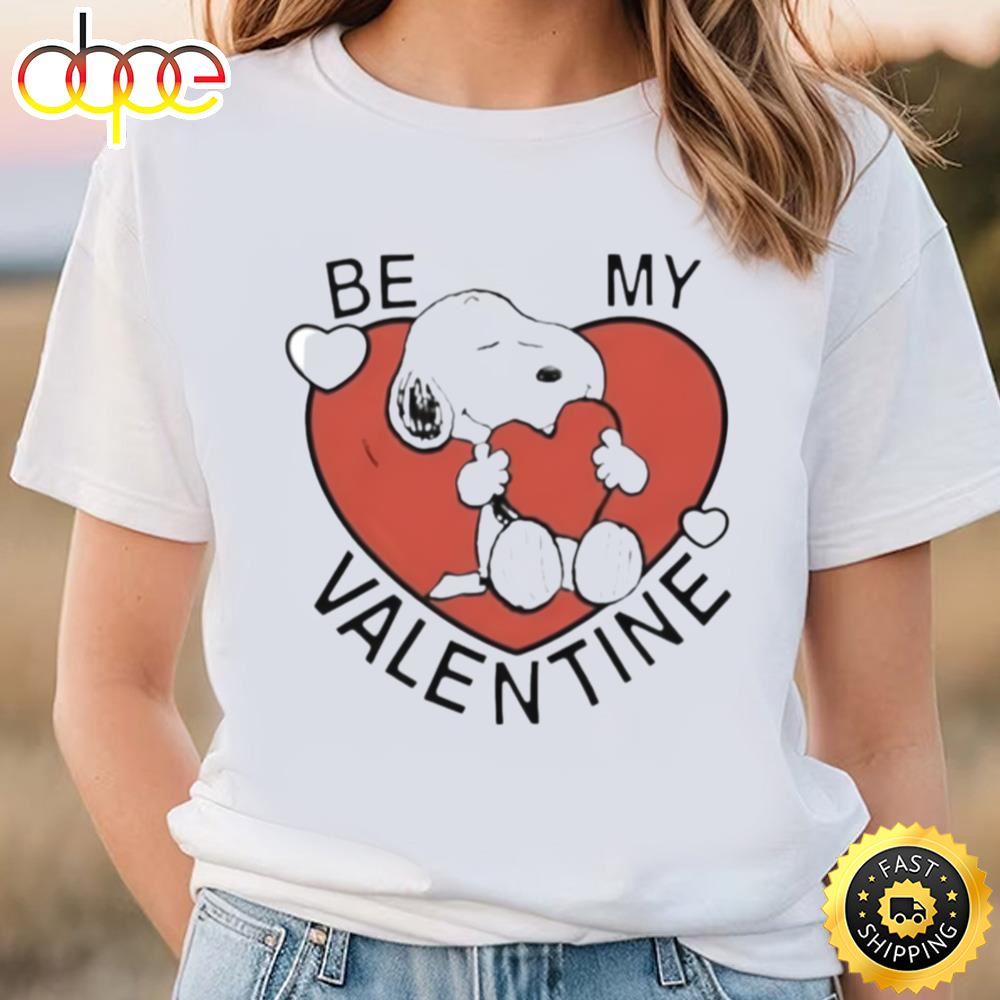 Peanuts Snoopy Be My Valentine Shirt