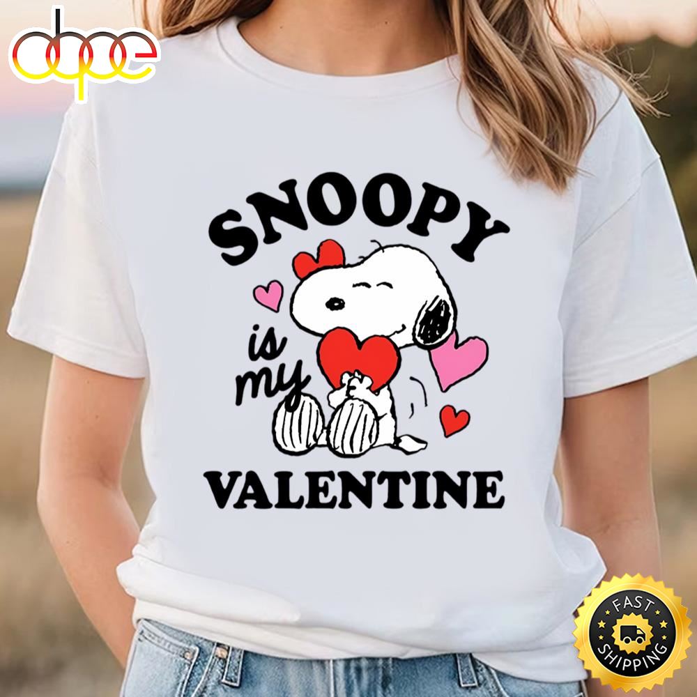 Peanuts Snoopy My Valentine T Shirt