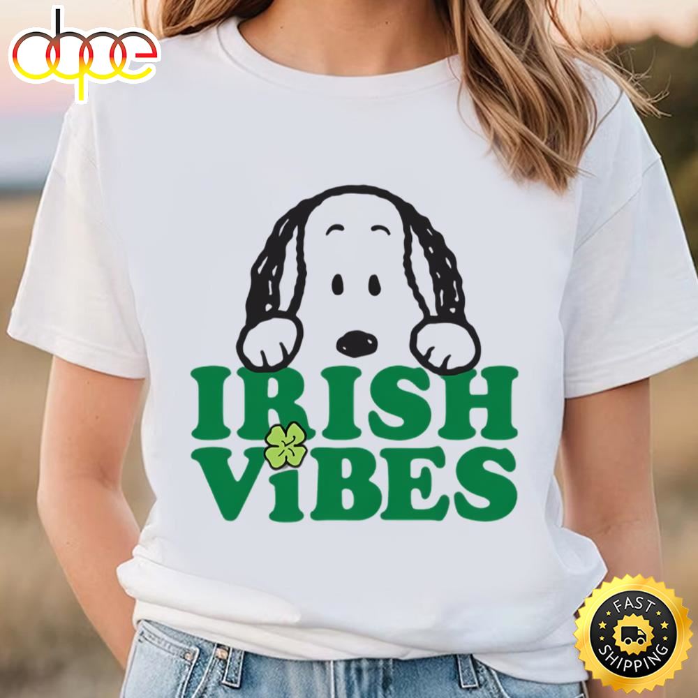 Peanuts St Patricks Day Snoopy Irish Shirt T Shirt