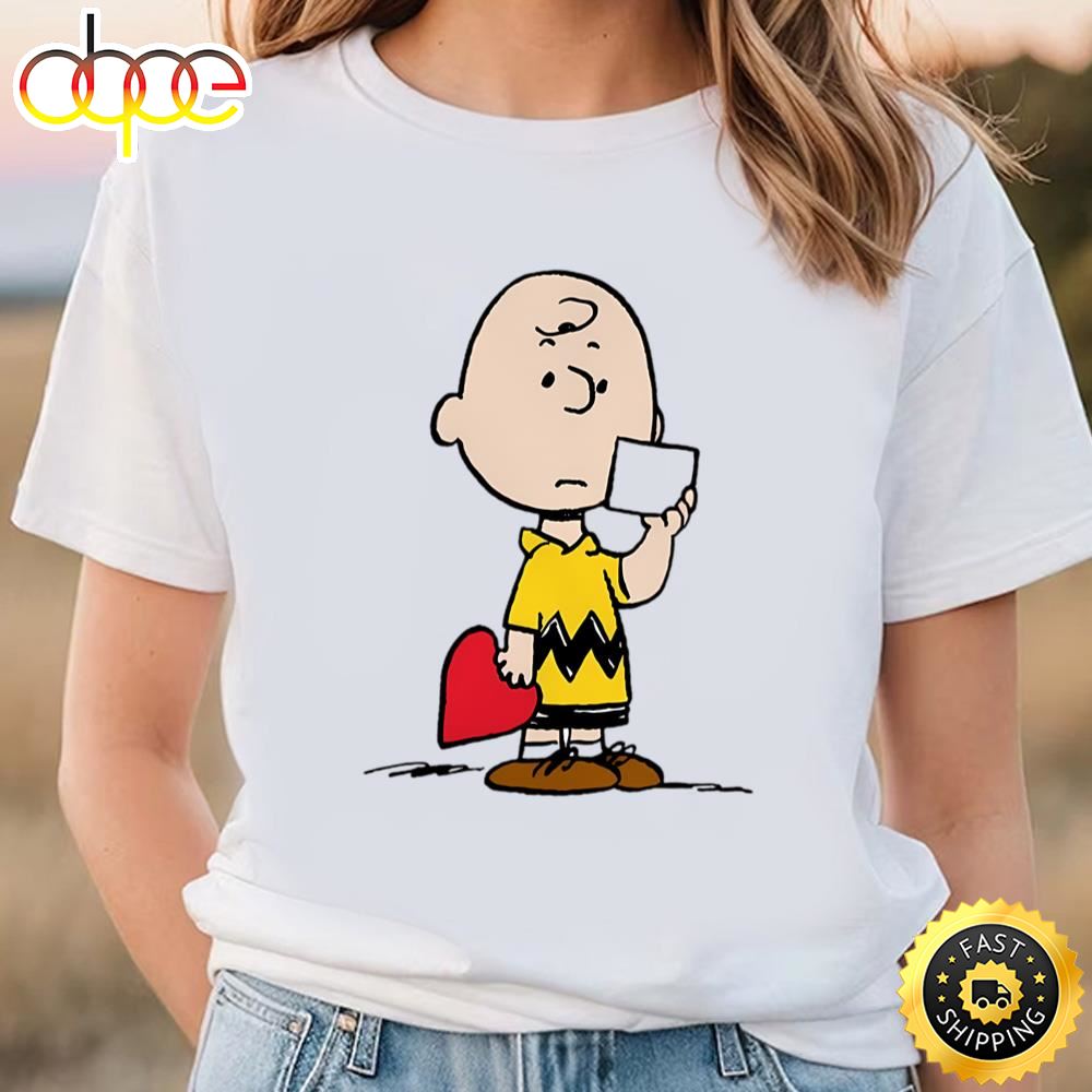Peanuts Valentine’s Day Charlie Brown Valentine Baby T Shirt