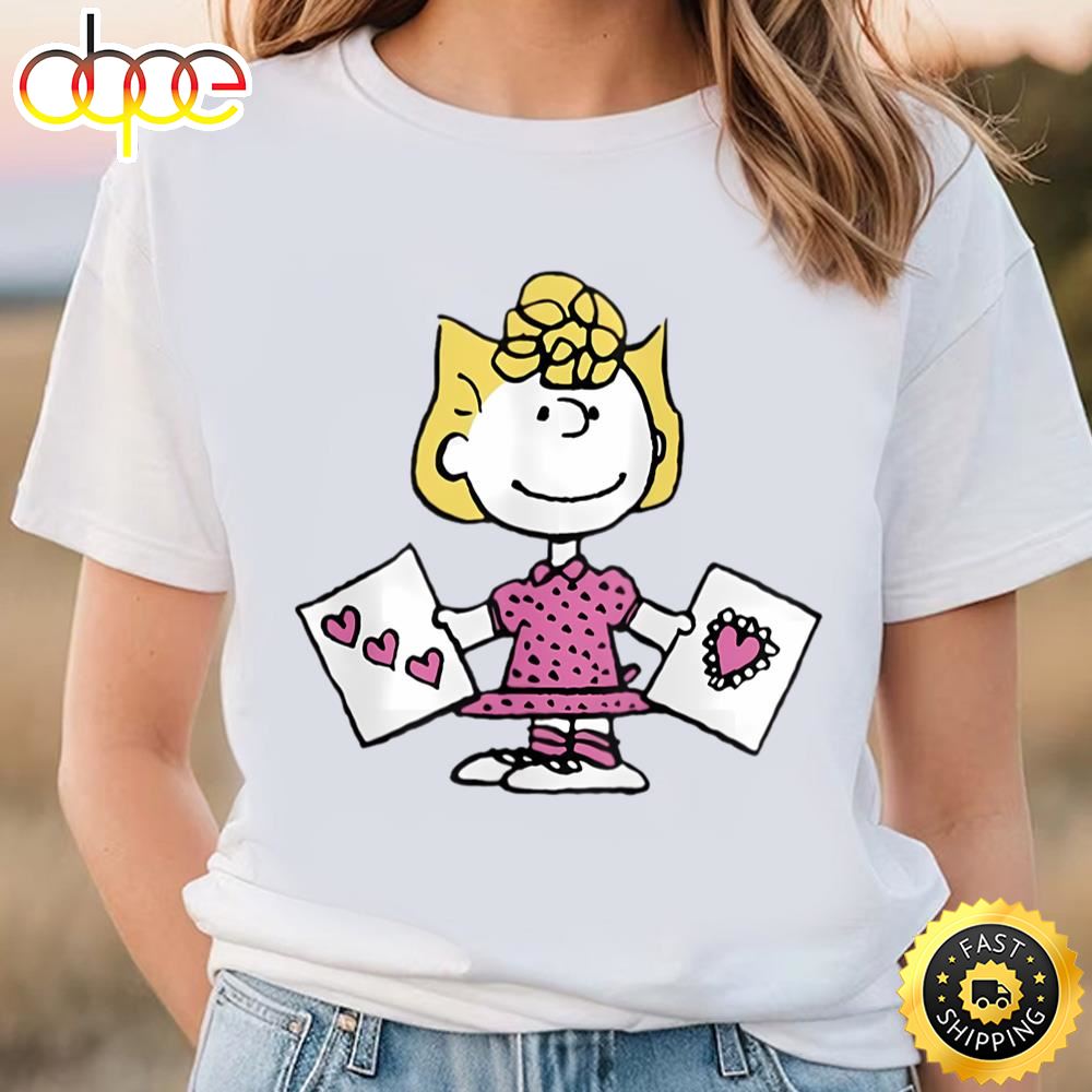 Peanuts Valentine’s Day Sally Valentines T Shirt