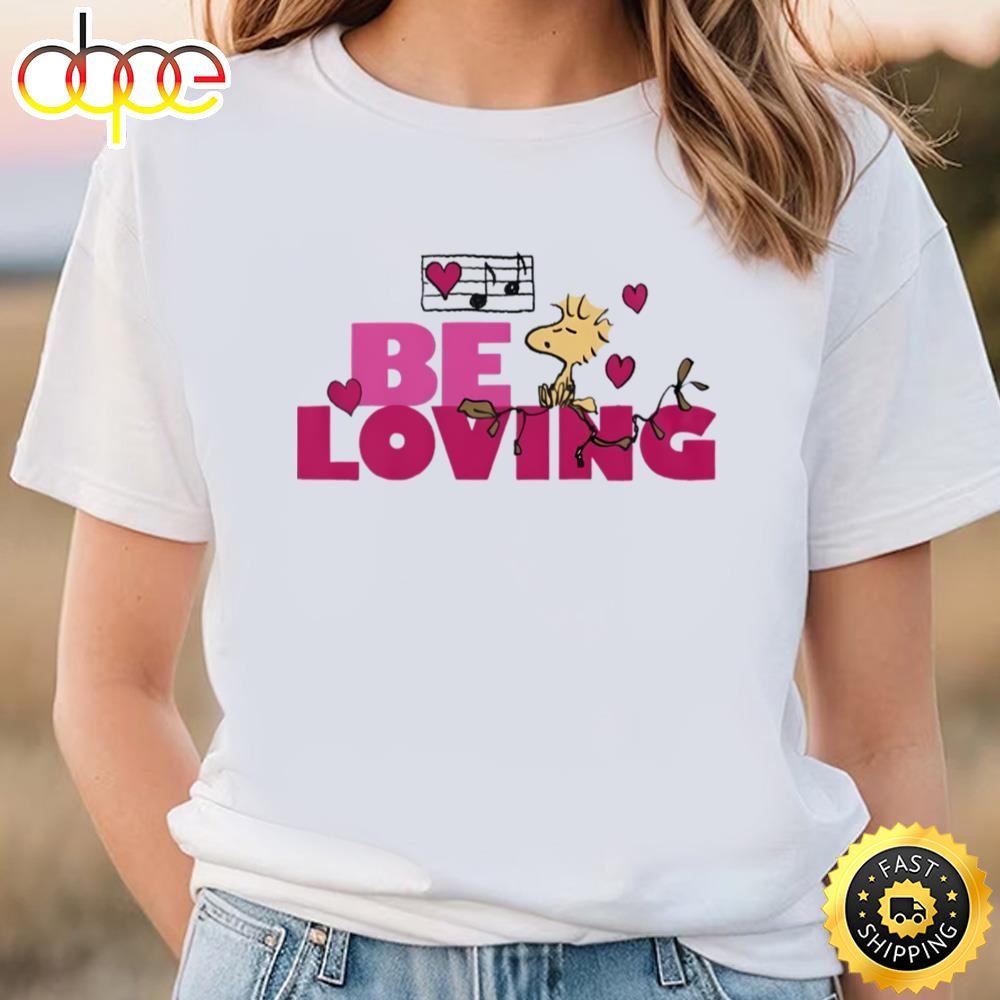 Peanuts Valentine’s Day Woodstock Be Loving T Shirt