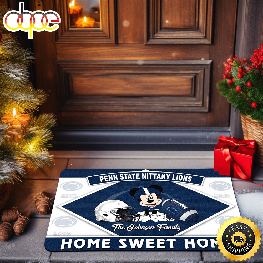 Penn State Nittany Lions Doormat Custom Your Family Name Sport Team And MK Doormat FootBall Fan Gifts EHIVM 52722 ArtsyWoodsy.Com Dibcrb.jpg