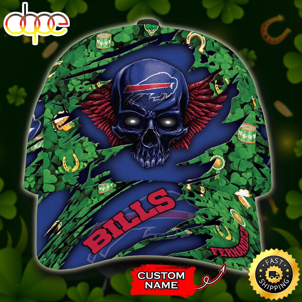 Personalized Buffalo Bills St Patrick S Day Skull All Over Print 3D Classic Cap TPH Uz5flm.jpg