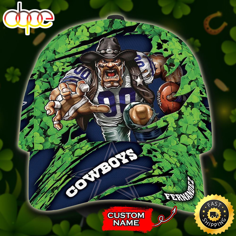 Personalized Dallas Cowboys St Patrick's Day All Over Print 3D Classic  Cap-TPH –