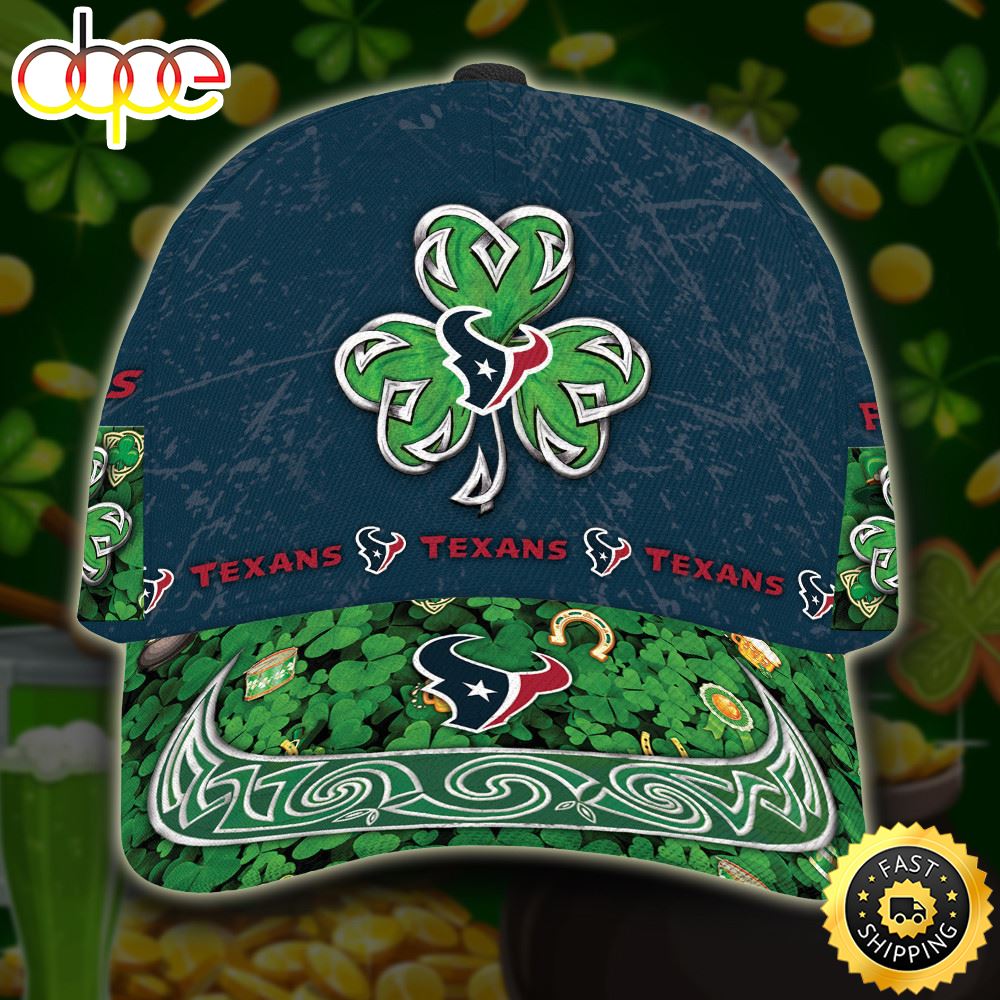 Personalized Houston Texans St Patrick S Day All Over Print 3D Classic Cap TPH Eff4zl.jpg