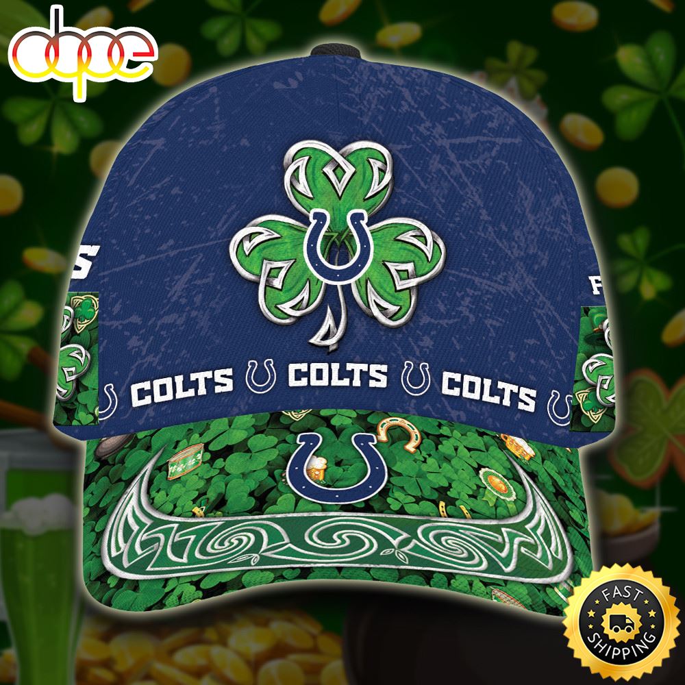Personalized Indianapolis Colts St Patrick S Day All Over Print 3D Classic Cap TPH A5lgoi.jpg