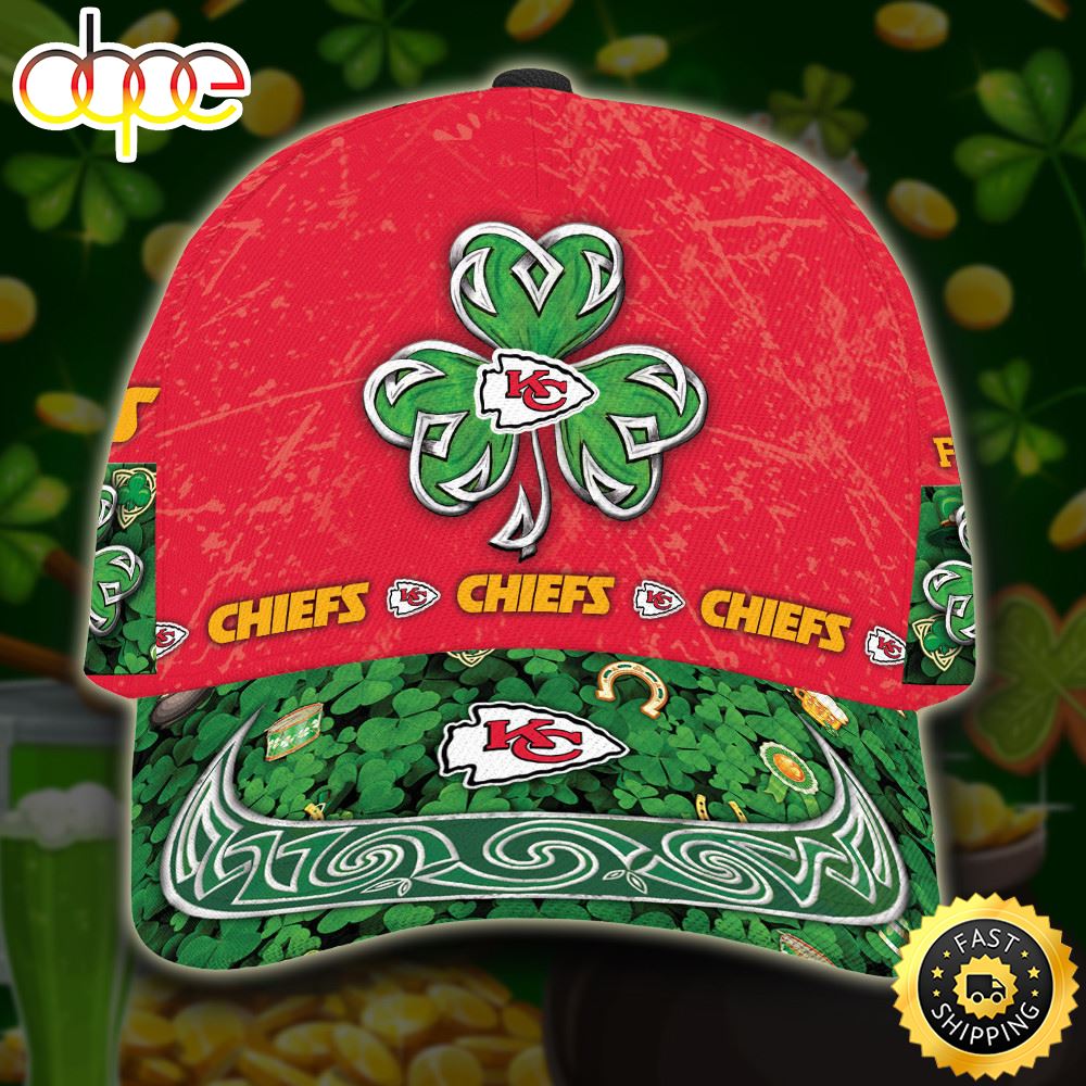 Personalized Kansas City Chiefs St Patrick S Day All Over Print 3D Classic Cap TPH Vaecem.jpg