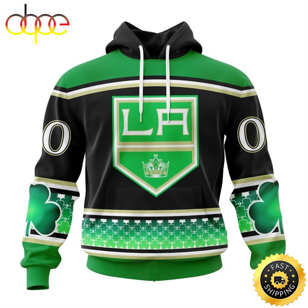 Personalized NHL Los Angeles Kings Specialized Hockey Celebrate St Patrick S Day Hoodie Ykztuw.jpg