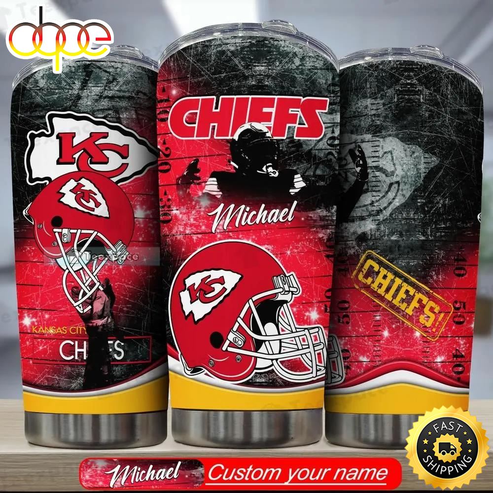 Personalized Name Chiefs Great Gift Fan Tumbler