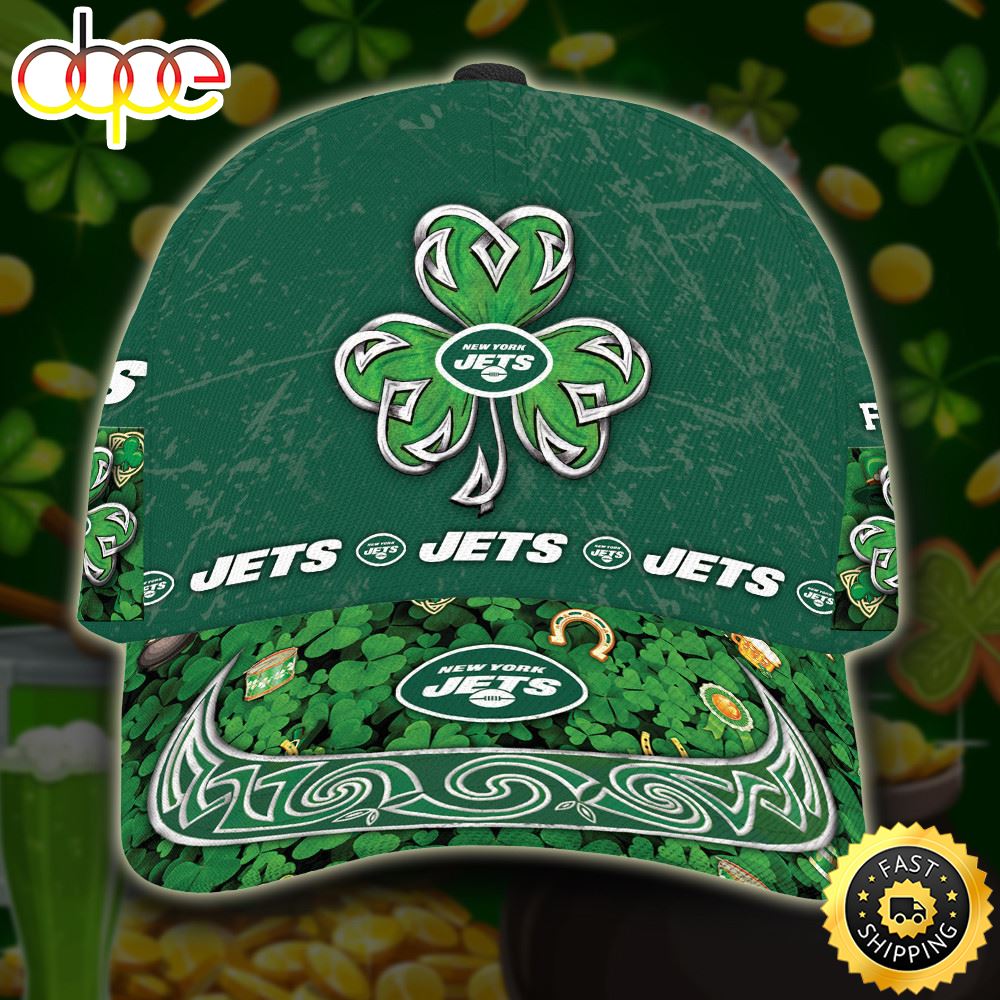 Personalized New York Jets St Patrick S Day All Over Print 3D Classic Cap TPH Uer8ba.jpg