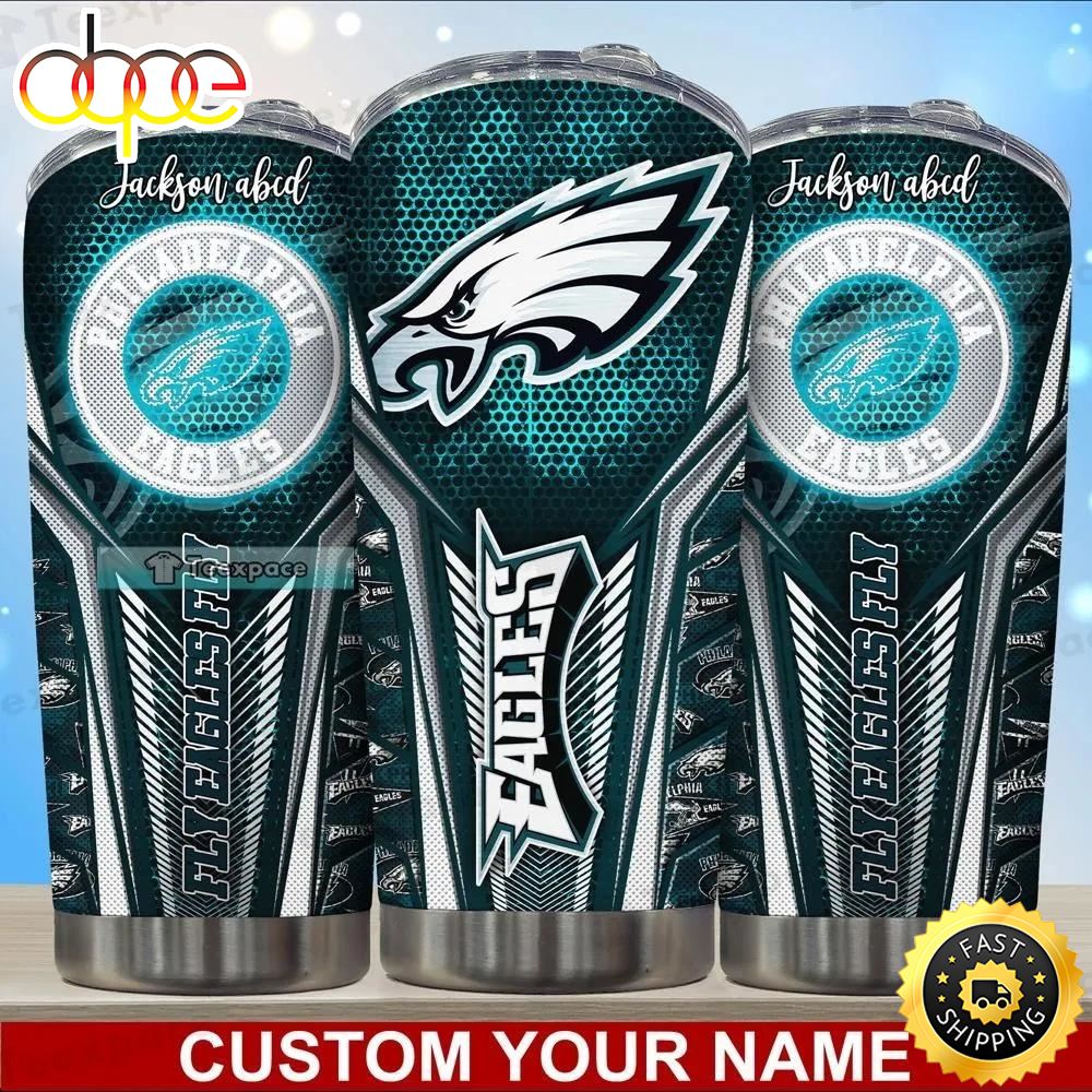 Personalized Philadelphia Eagles Stainless Steel Tumbler Cool Gift
