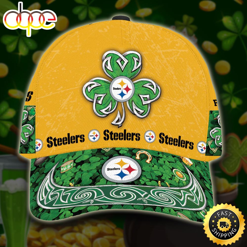 Personalized Pittsburgh Steelers St Patrick S Day All Over Print 3D Classic Cap TPH Bber2z.jpg