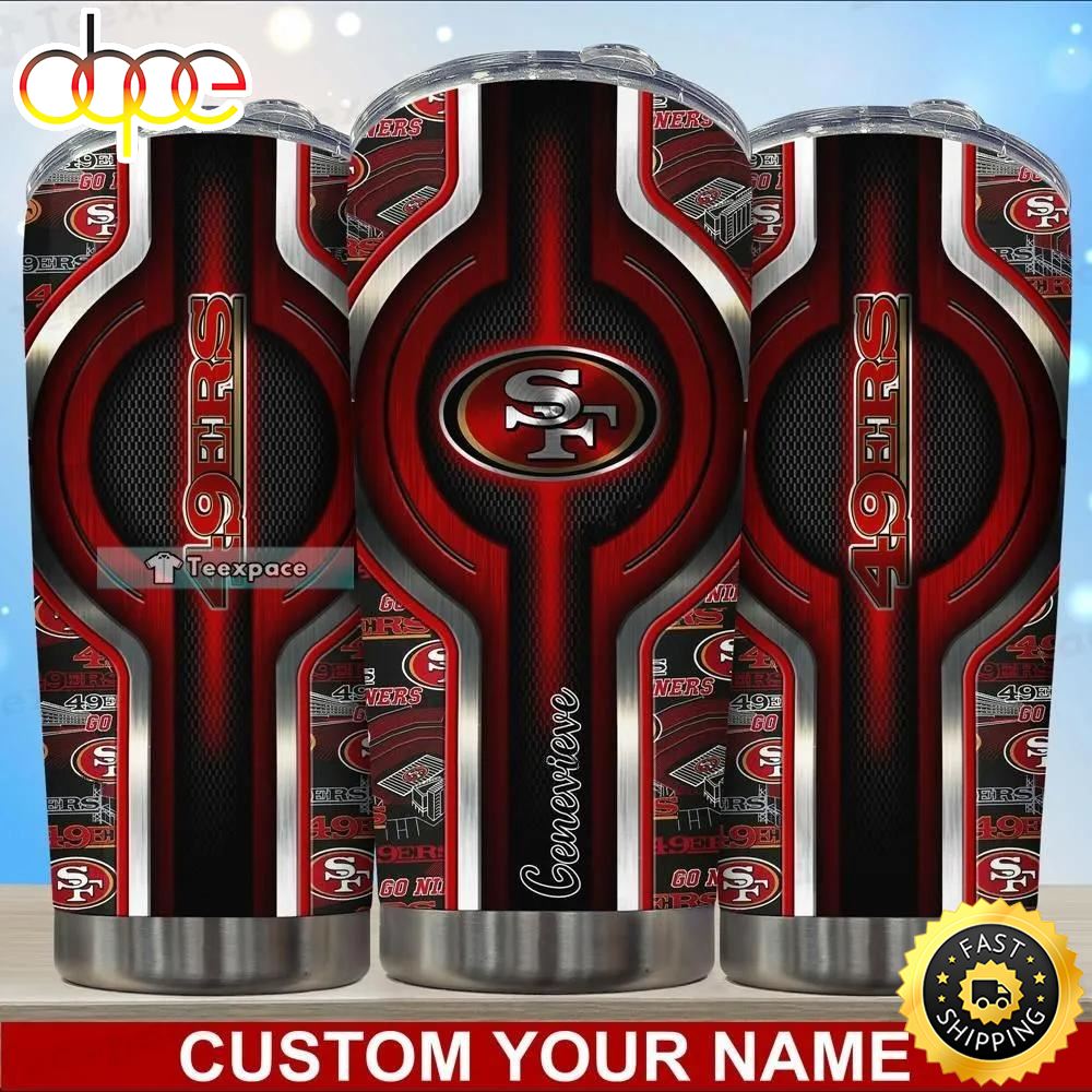 Personalized San Francisco 49ers Coffee Tumbler