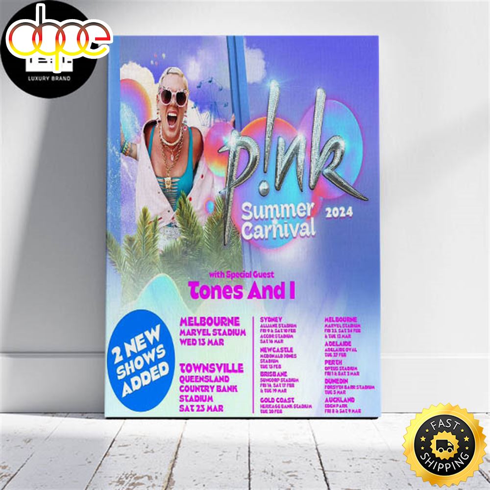 Pink Summer Carnival 2024 Timeline With Tones And I Fan Gifts Home Decor Poster Canvas Jnuvvp.jpg