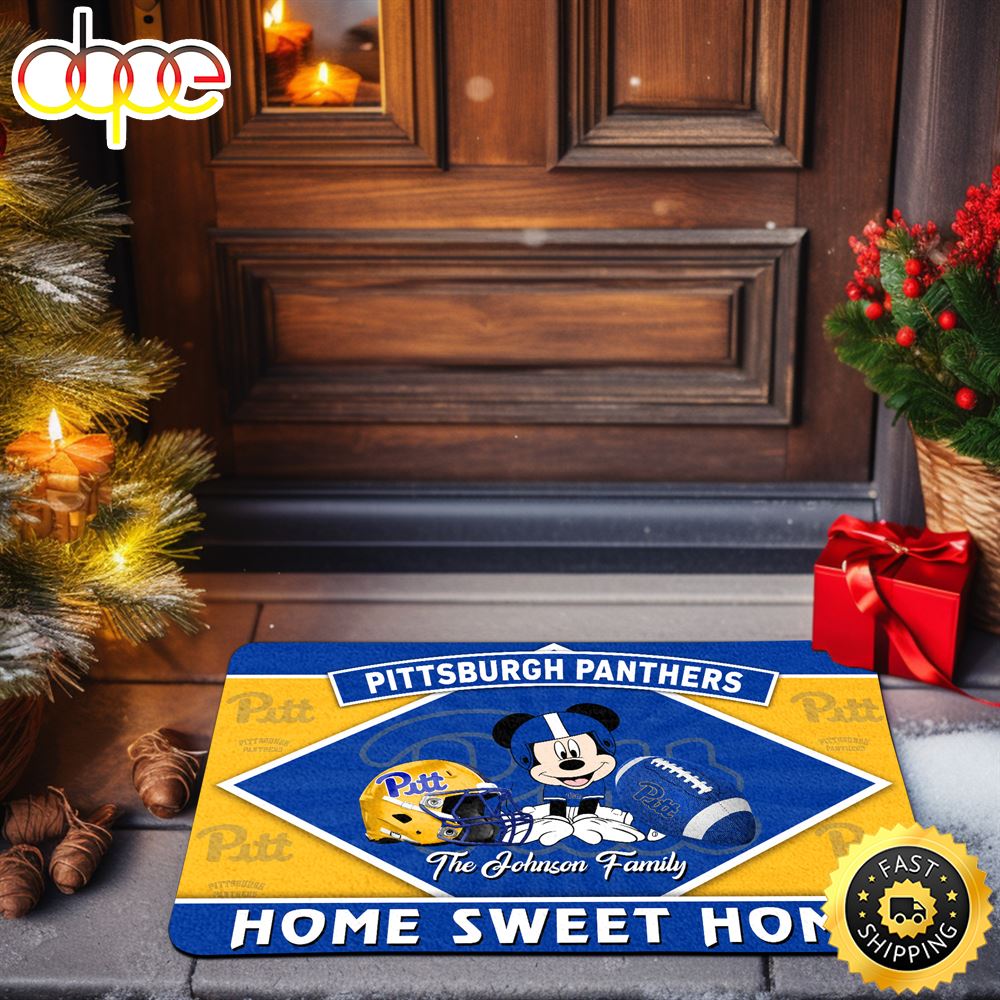 Pittsburgh Panthers Doormat Custom Your Family Name Sport Team And MK Doormat FootBall Fan Gifts EHIVM 52722 ArtsyWoodsy.Com O9dndm.jpg