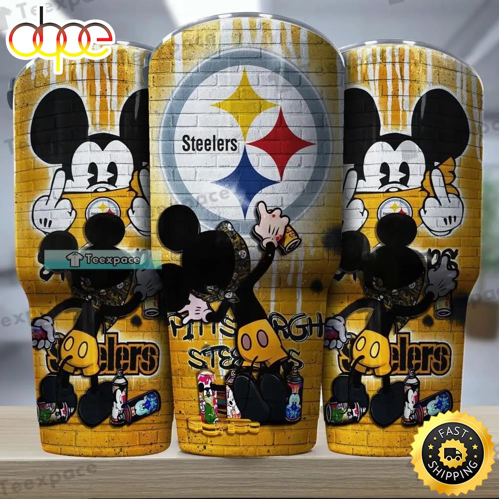 Pittsburgh Steelers NFL Disney Mickey Panting Tumbler