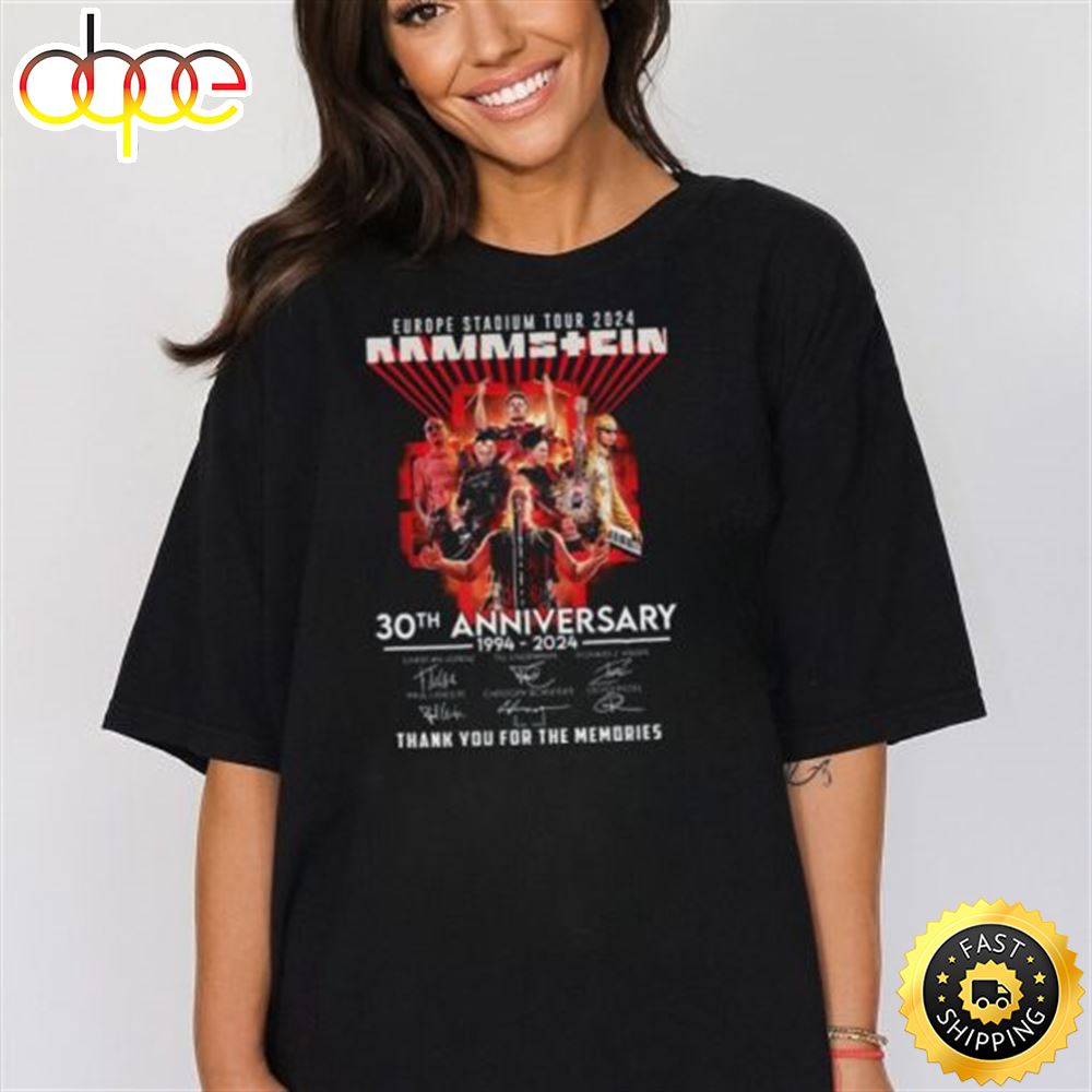Rammstein 28 Anniversary 2024 Shirt