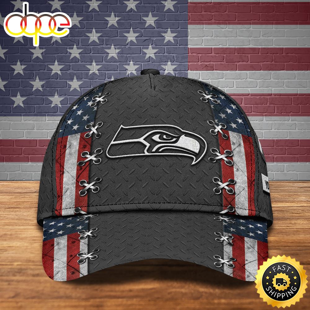 Seattle Seahawks Personalized Your Name NFL Football Cap
