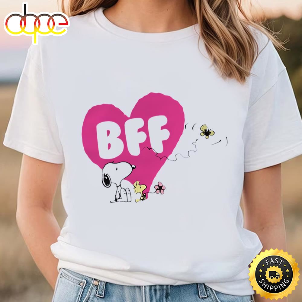 Snoopy And Woodstock Valentine Classic T Shirt