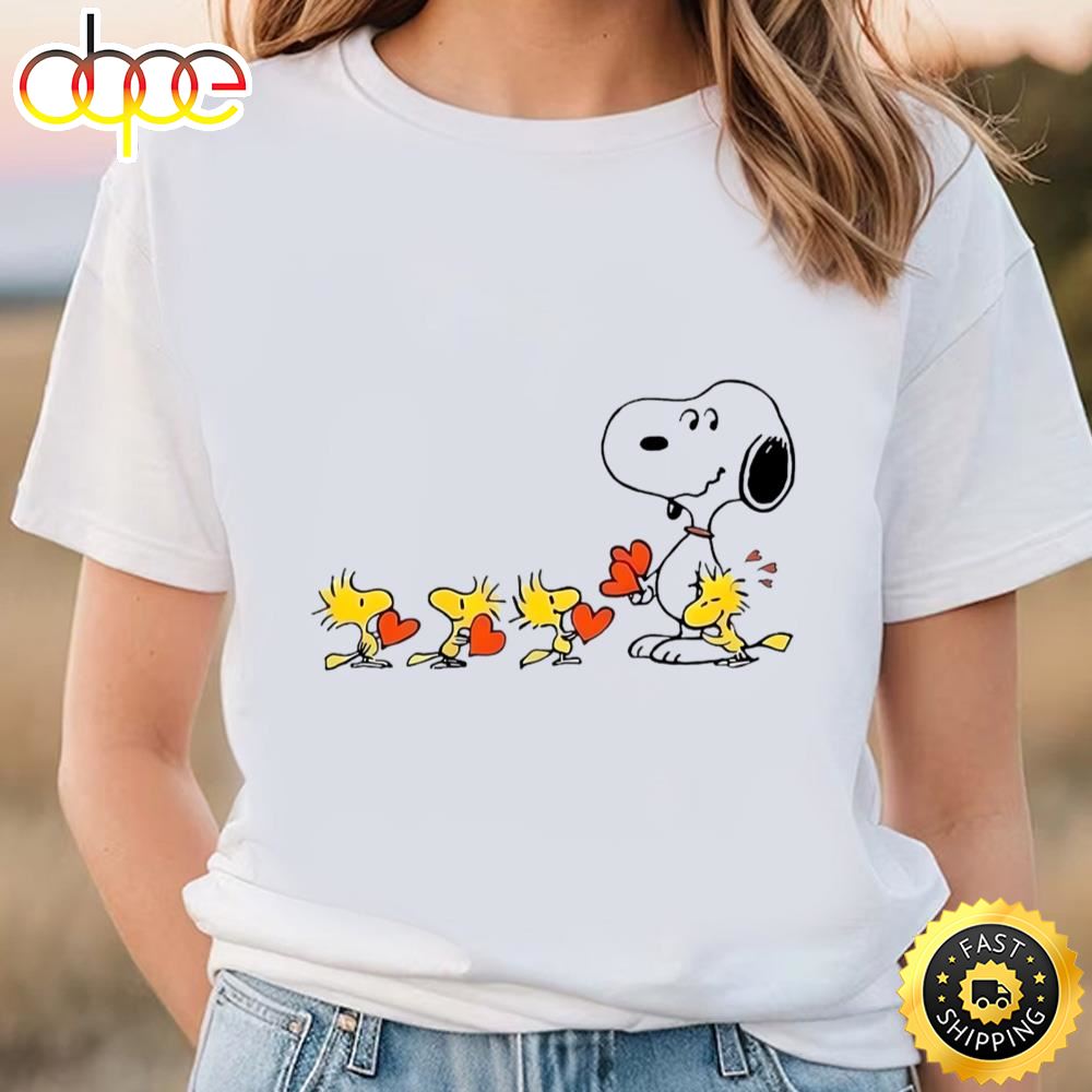 Snoopy And Woodstock Valentine Day Gifts Shirt