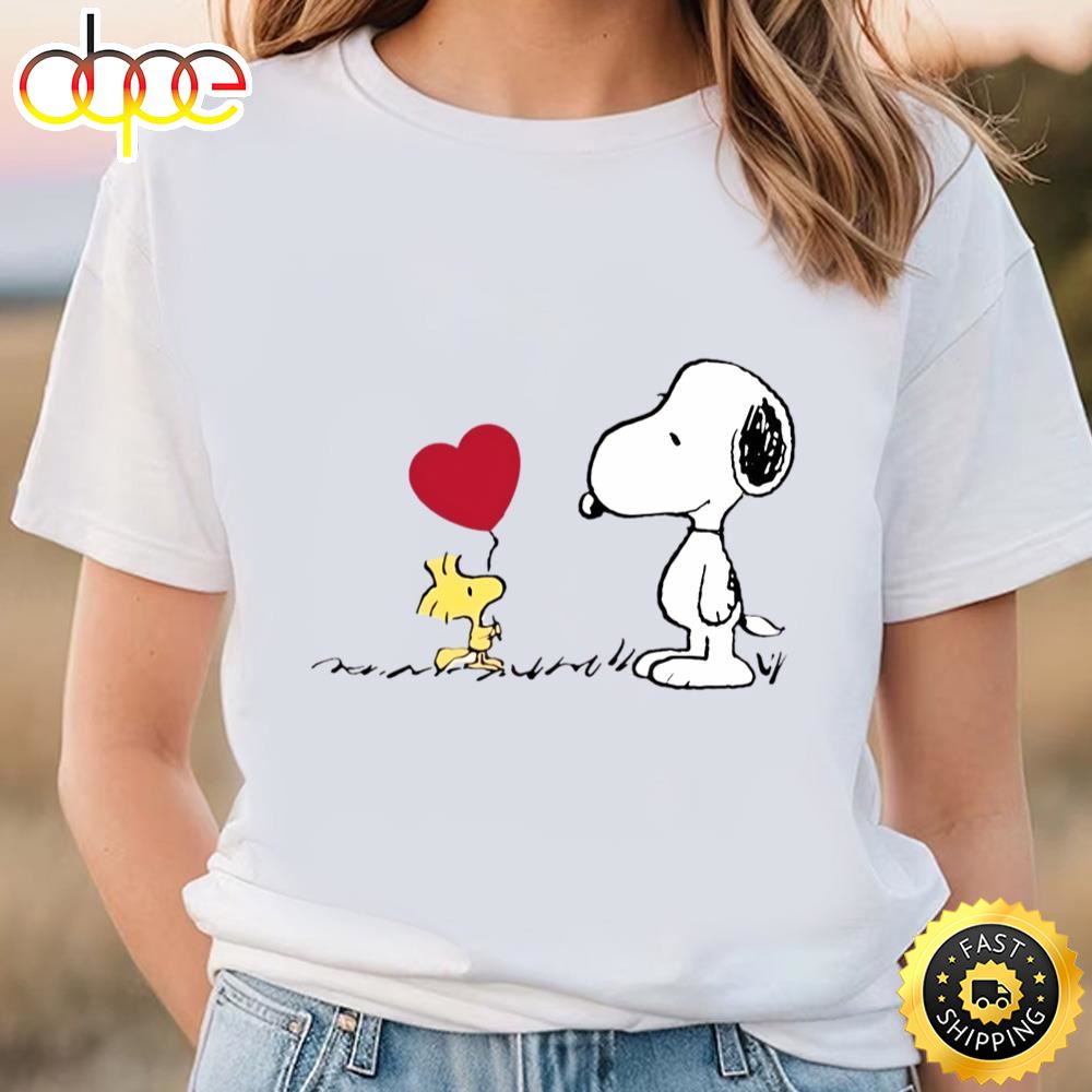 Snoopy And Woodstock Valentine Day Shirt