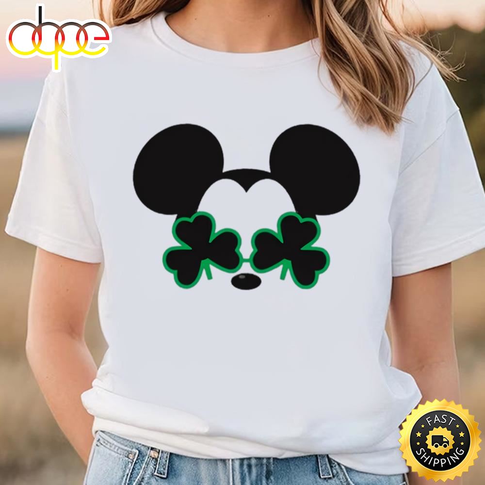 St. Patrick’s Day Mickey Mouse Sunglasses Shirt Tshirt