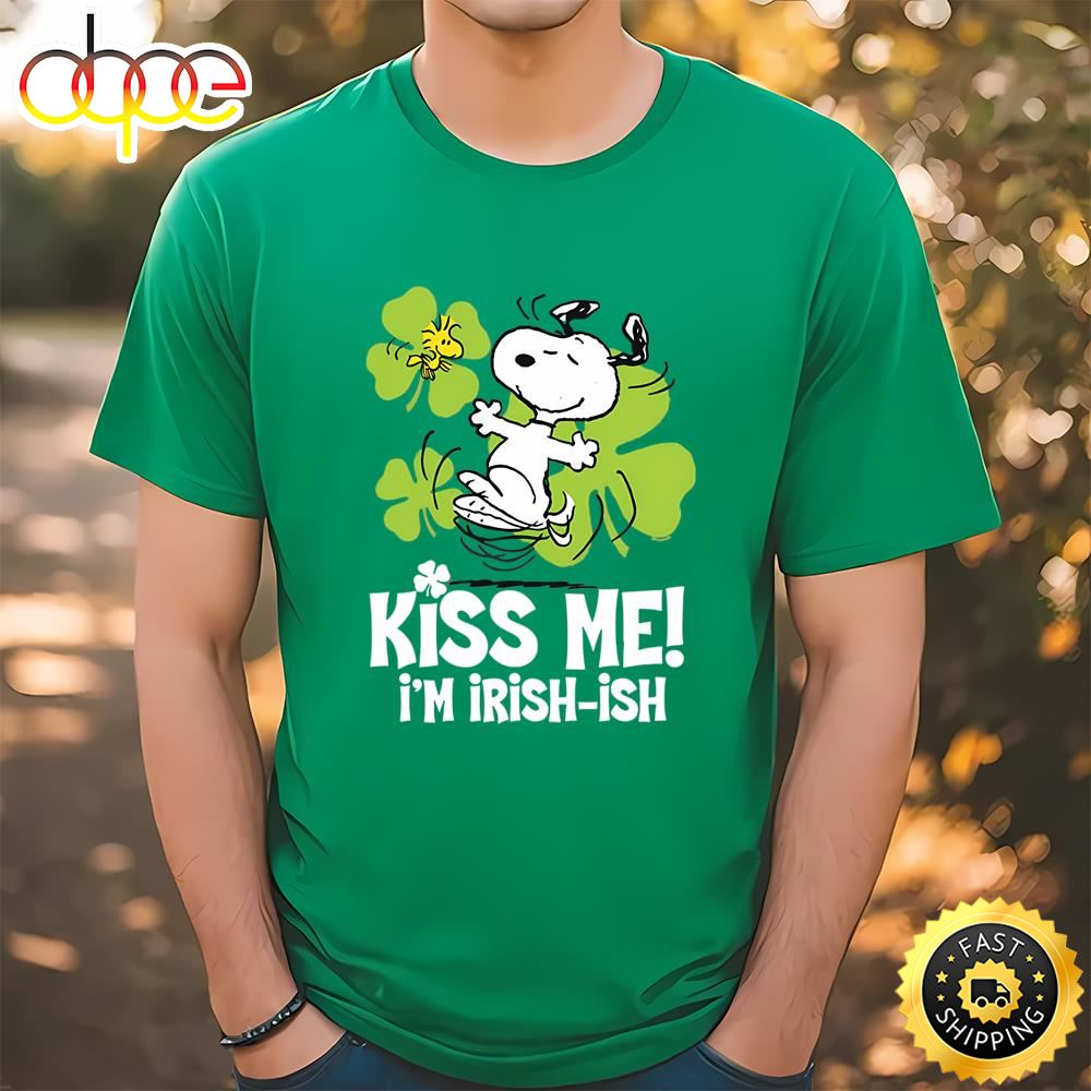 St Patrick Day Peanuts Snoopy St Patricks Irishish Shirt T Shirt
