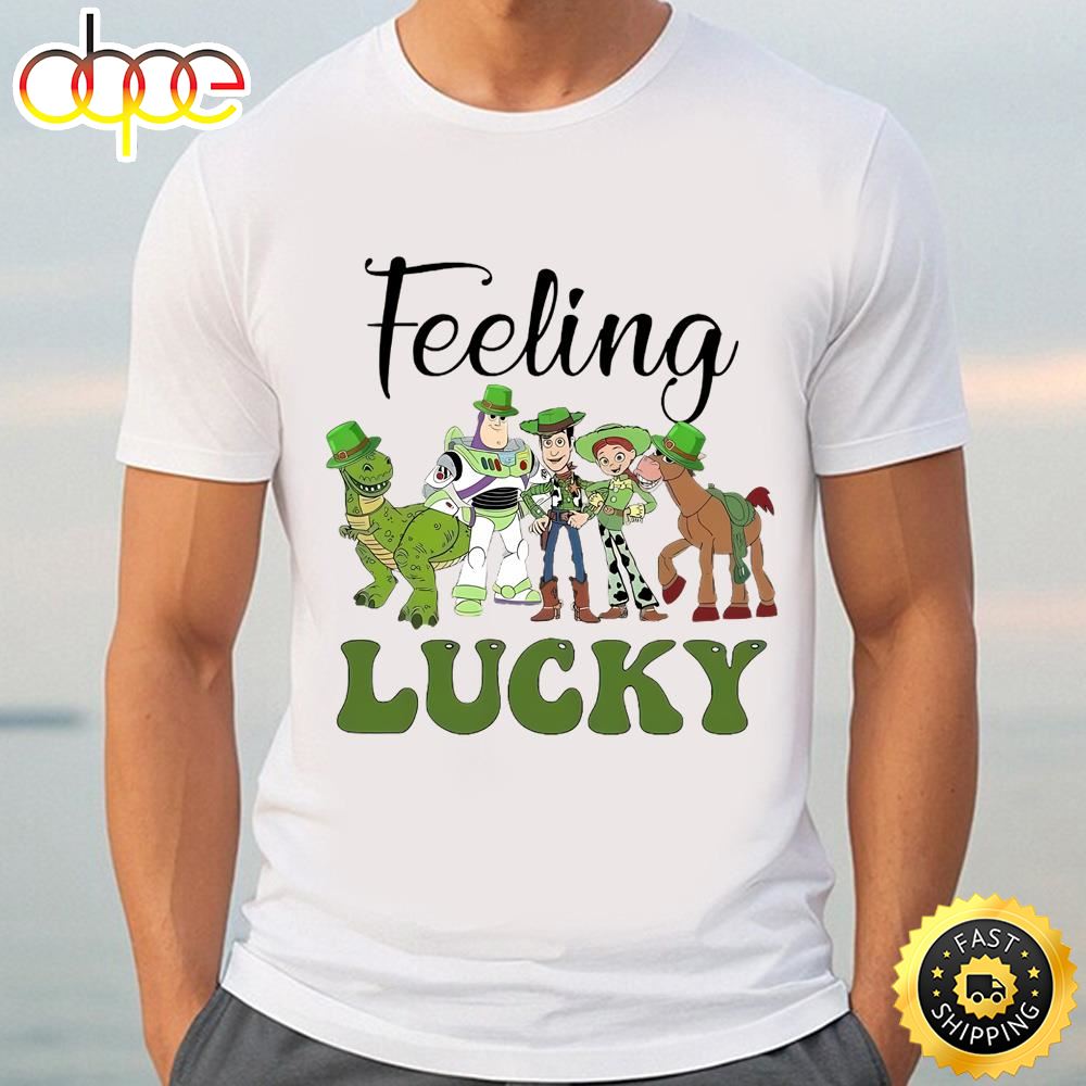 St Patrick’s Day Disney Toy Story Feeling Lucky Shirt Tee