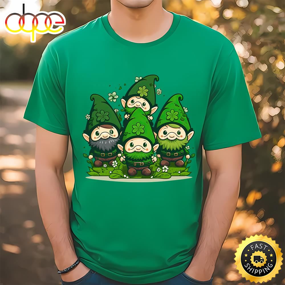 St Patrick’s Day Gnomes Shirt Cute Gnomes Shirt Tee