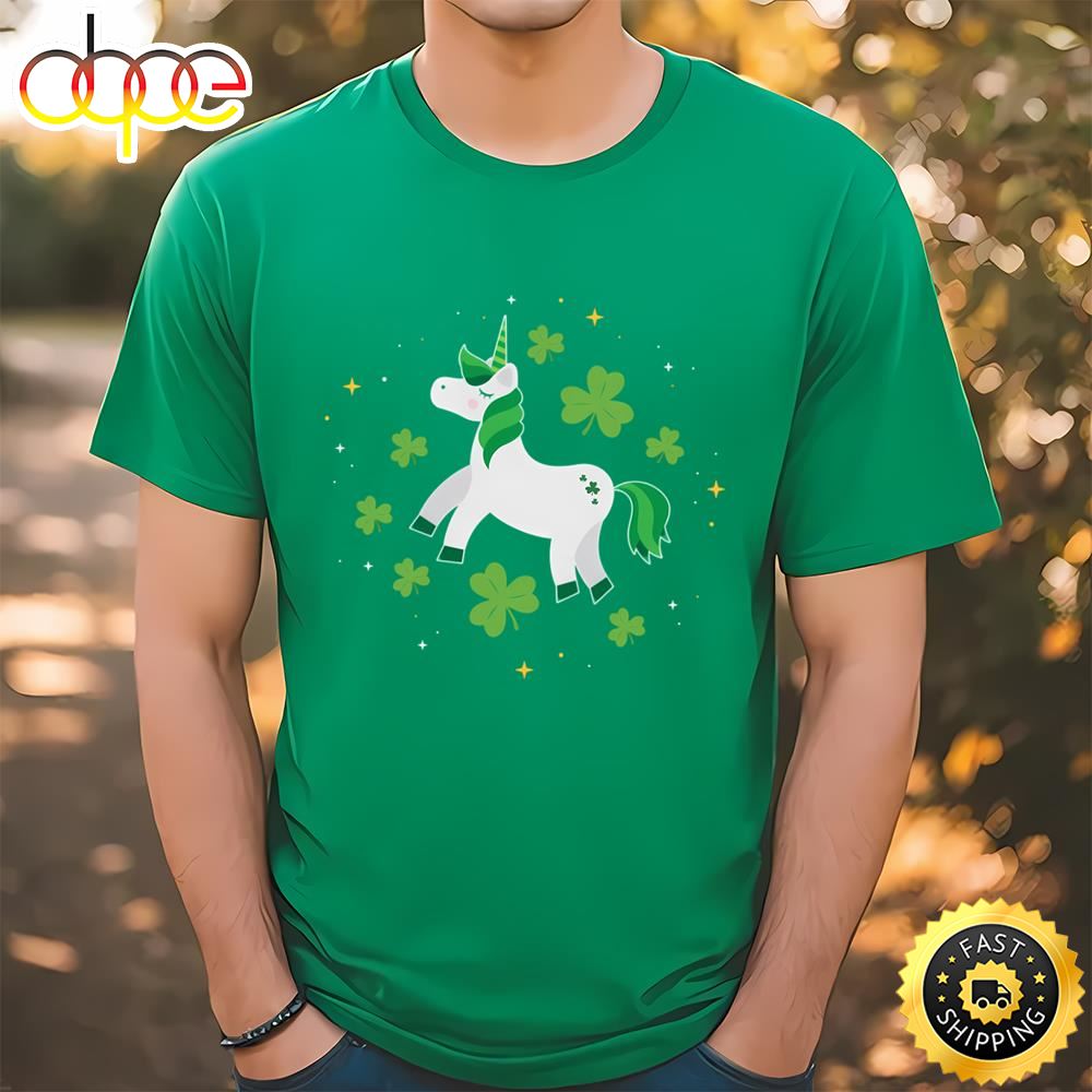 St Patrick’s Day Unicorn Lepricorn T Shirt T Shirt