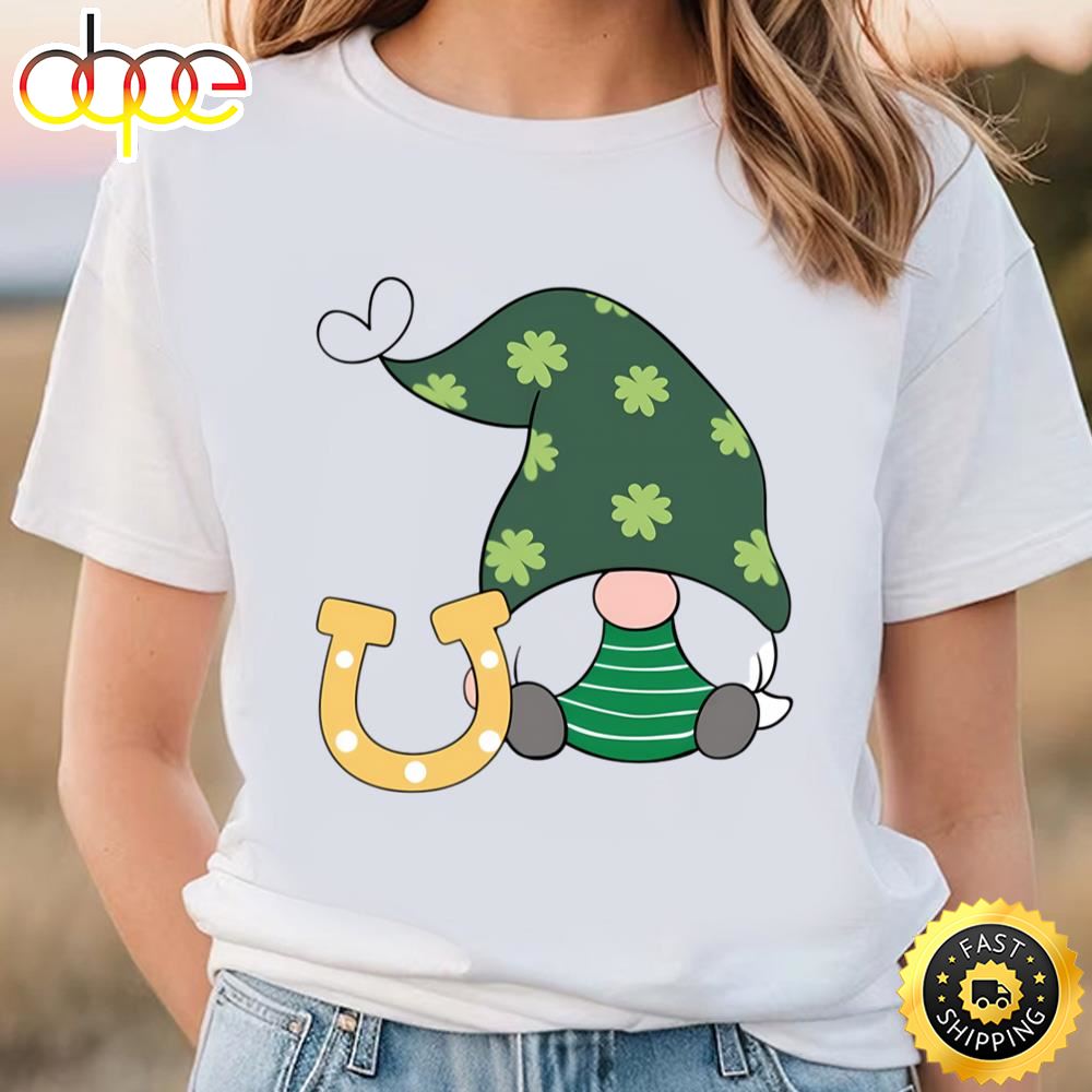 St Patricks Day Cute Gnomes T Shirt Tshirt