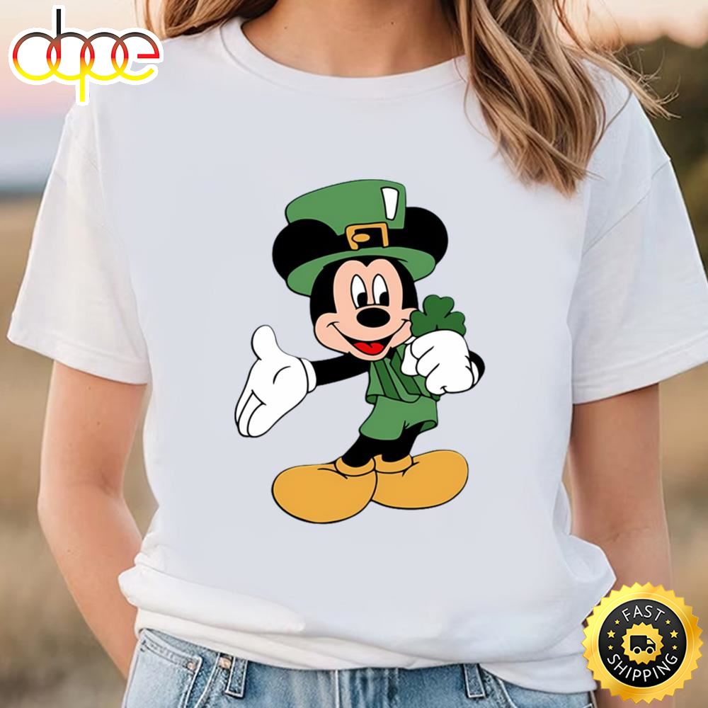 St Patricks Mickey Mouse Disney Shirt T Shirt