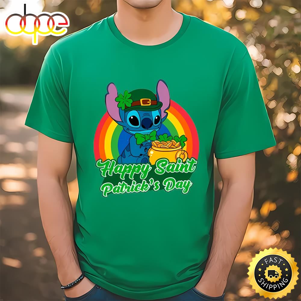 Stitch St. Patrick’s Day T Shirt T Shirt