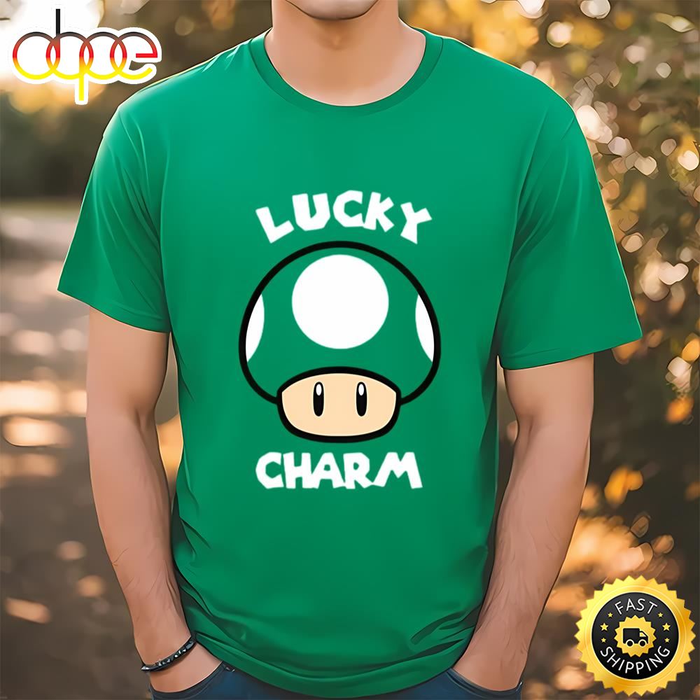 Super Mario St. Patrick S Day Extra Life Mushroom Lucky Charm T Shirt Qsydgt.jpg