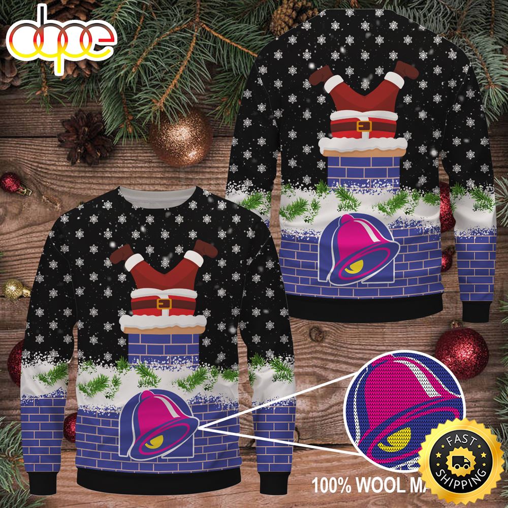 Taco Bell Wool Sweater Christmas Phtkh709